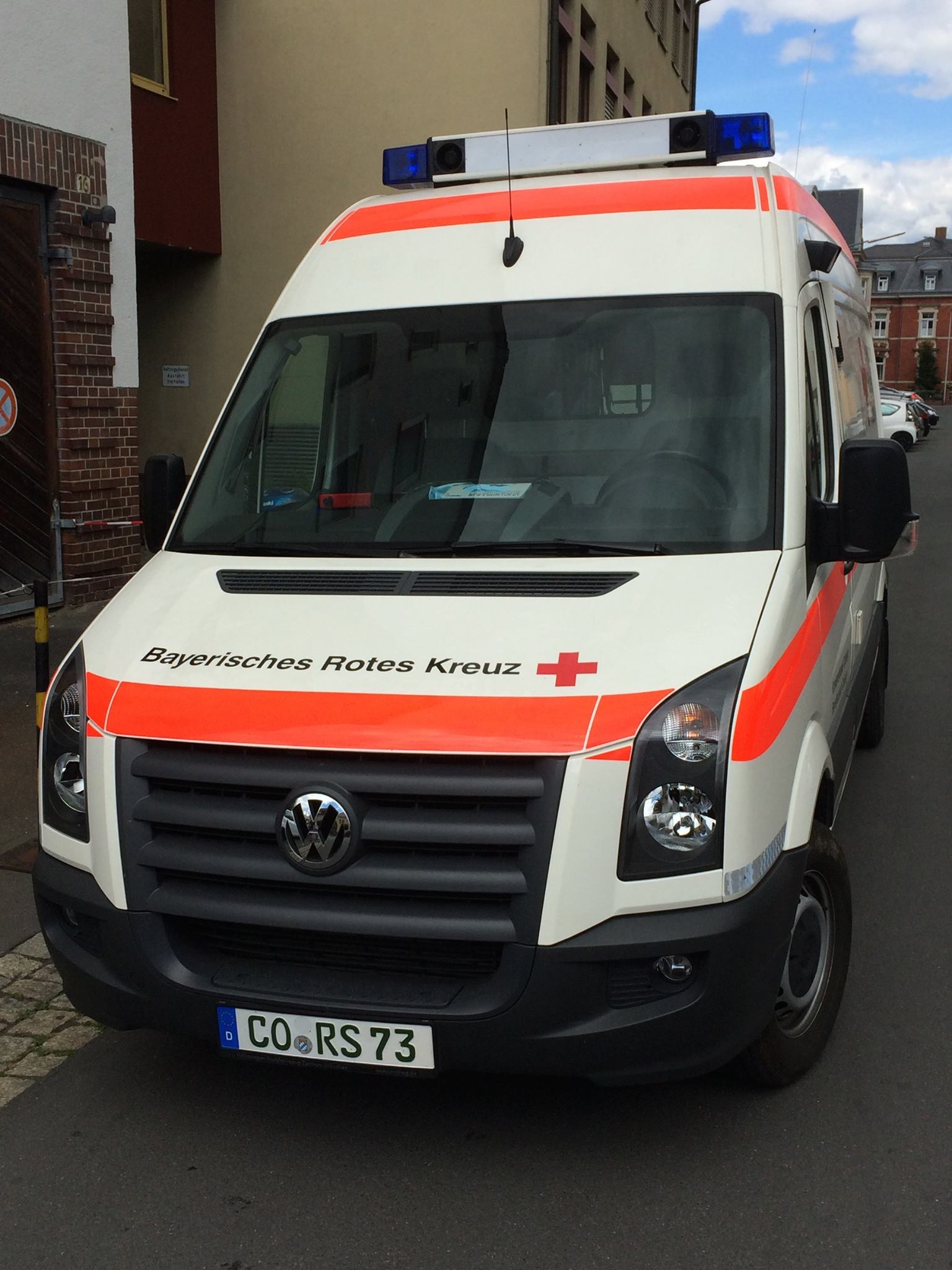 Notfallkrankenwagen (KTW Typ B) – Bereitschaft Coburg